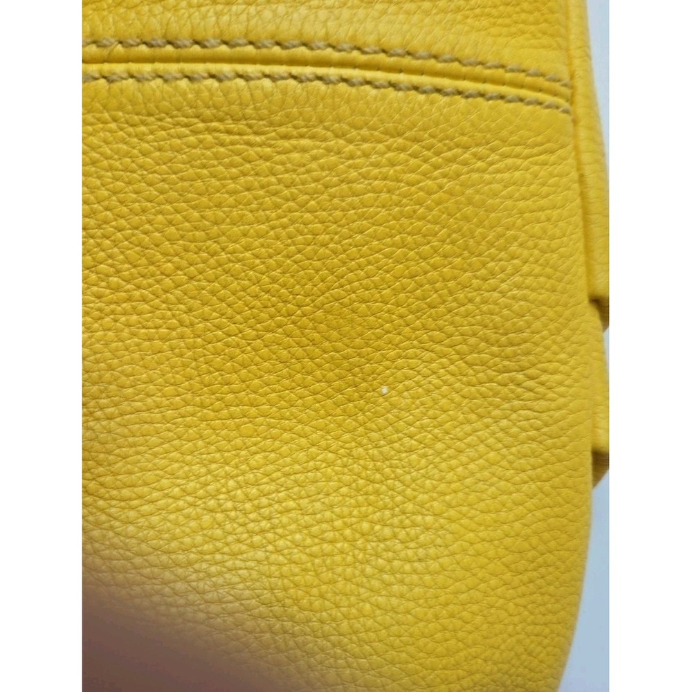 MARC by MARC JACOBS Classic Q Lil Ukita Leather Hobo Bag in Yellow Flap Shoulder - Picture 9 of 13
